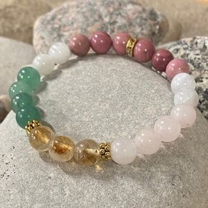 3/$40 NWOT Handmade Gemstone Wealth Women's Bracelet